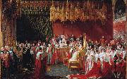 George Hayter The Coronation of Queen Victoria (mk25) oil painting on canvas